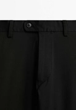 Massimo Dutti With Turn-Up Hems- Chinos - Black -Massimo Dutti Shop 5427ce03a8a04744b29002d2e30a643d