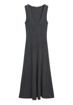 Massimo Dutti LONG A-LINE - Maxi Dress - Grey -Massimo Dutti Shop 545afc52ea9b45dca19c0a2335d142a0