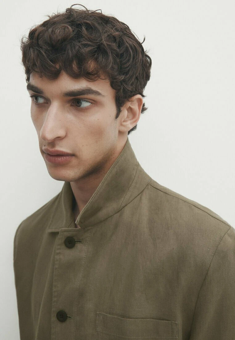 Massimo Dutti With Adjustable Waist - Summer Jacket - Beige 6 Massimo Dutti With Adjustable Waist - Summer Jacket - Beige - Image 4