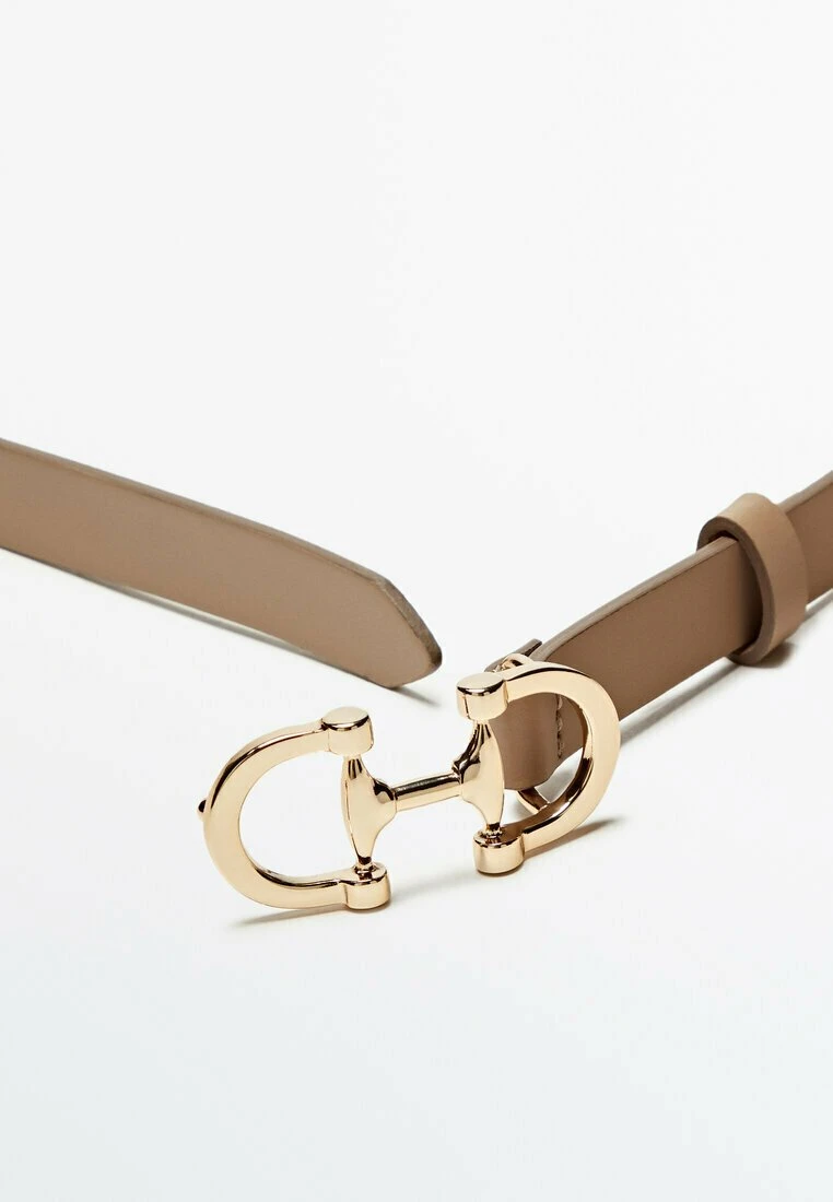 Massimo Dutti With Double Buckle - Belt - Sand 5 Massimo Dutti With Double Buckle - Belt - Sand - Image 3