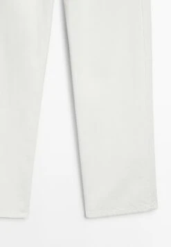 Massimo Dutti HIGH-WAIST STRAIGHT-LEG - Straight Leg Jeans - WHITE -Massimo Dutti Shop 54c4bda444bd4f10b65601399acc9777