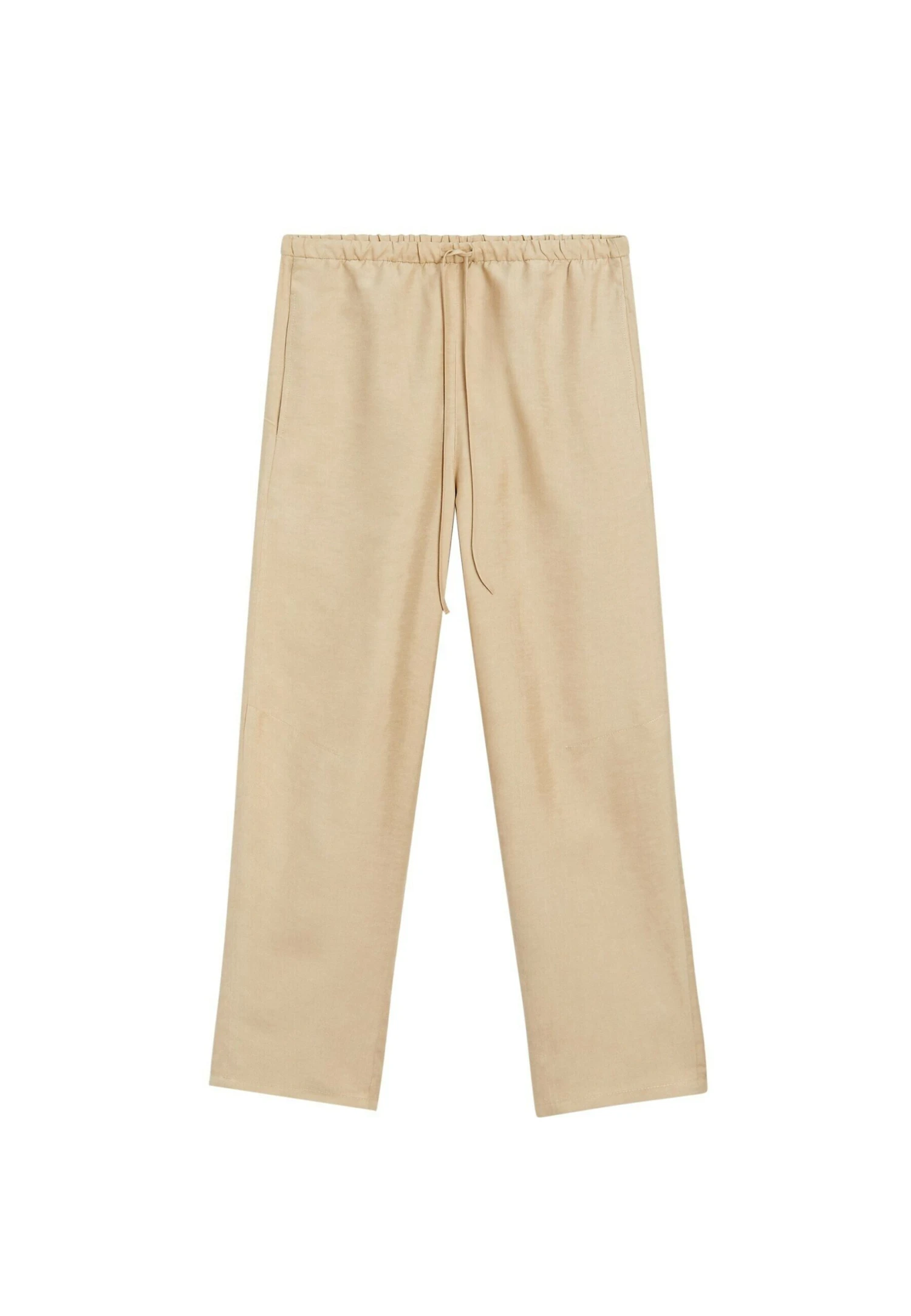 Massimo Dutti FLOWING BARREL FIT - Trousers - Sand 7 Massimo Dutti FLOWING BARREL FIT - Trousers - Sand - Image 5