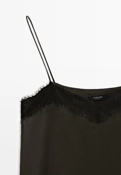 Massimo Dutti Top - Dark Brown -Massimo Dutti Shop 55550fe61b8f443388d66a9c240f5a3e