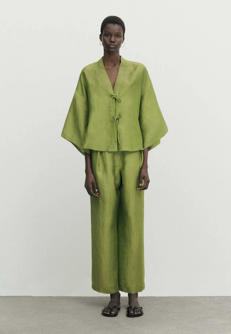 Massimo Dutti Blouse - Green 4 Massimo Dutti Blouse - Green - Image 2