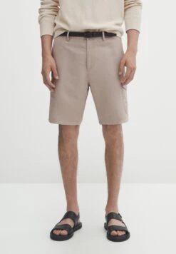 Massimo Dutti Bermuda - Shorts - Beige