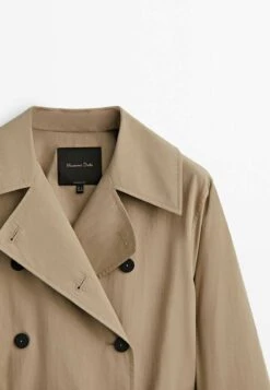 Massimo Dutti Technical With Belt - Trenchcoat - Beige -Massimo Dutti Shop 55886b5ef6f1489e82b6b556558c6c4c