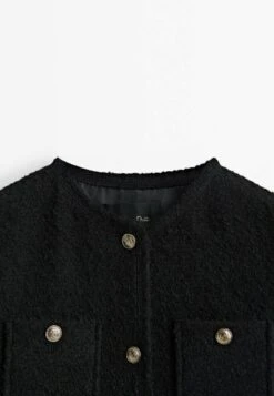 Massimo Dutti Textured Cropped With Four Pockets - Summer Jacket - Black 18 Massimo Dutti Textured Cropped With Four Pockets - Summer Jacket - Black -Massimo Dutti Shop 559d681d5a8b495aaa603d9b9c0003cc