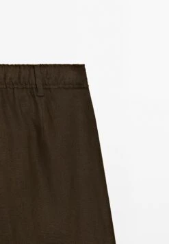 Massimo Dutti TRIPLE DARTED - Trousers - Mottled Dark Brown -Massimo Dutti Shop 55a9427d66c94f7eaa3848376d0937ed