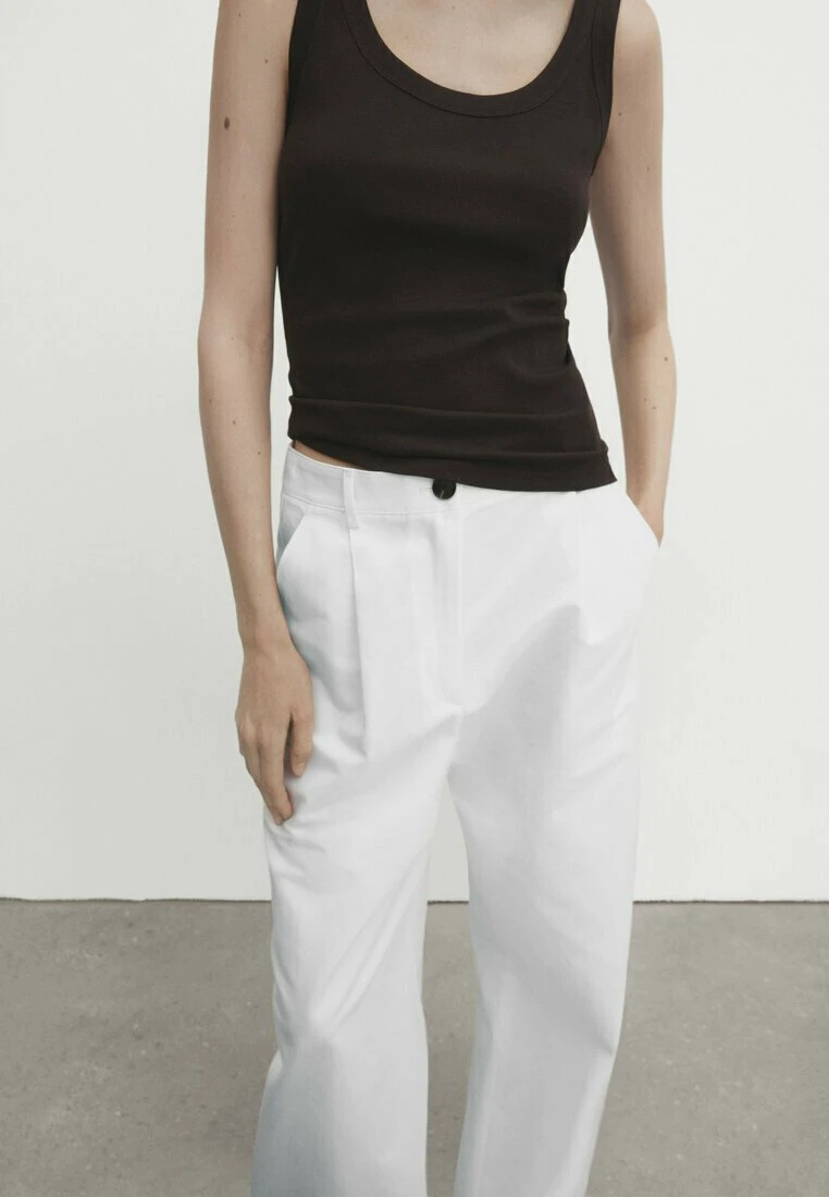 Massimo Dutti Trousers - White 5 Massimo Dutti Trousers - White - Image 3