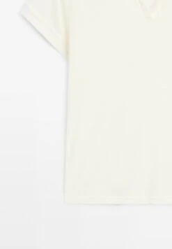 Massimo Dutti JOHNNY COLLAR WITH SHORT SLEEVE - Polo Shirt - WHITE -Massimo Dutti Shop 566264c80dd6463dbf50f4a79364cb6e