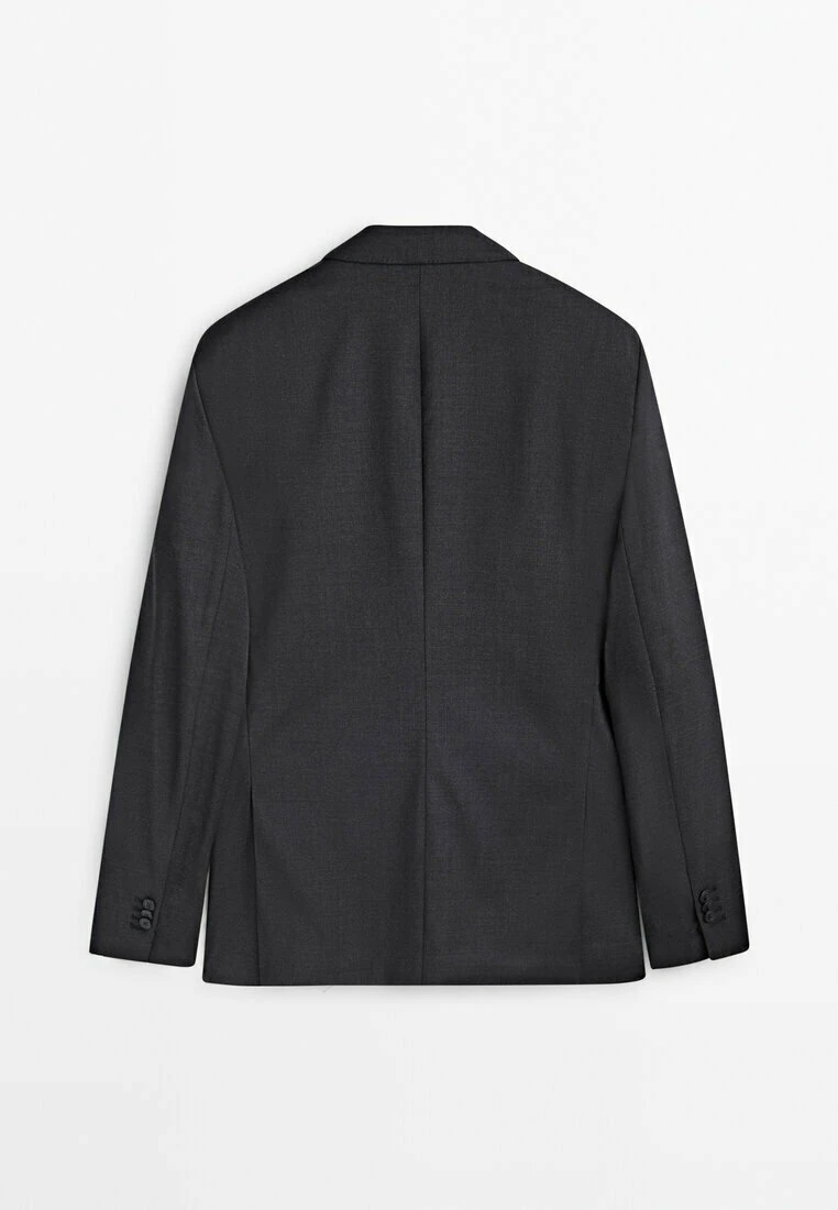 Massimo Dutti Blazer Jacket - Dark Grey 8 Massimo Dutti Blazer Jacket - Dark Grey - Image 6