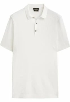 Massimo Dutti Textured Short Sleeve - Polo Shirt - White -Massimo Dutti Shop 56b774a2756b49b3a9bccacababefaa6