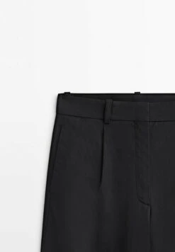 Massimo Dutti Blend Darted- Chinos - Black -Massimo Dutti Shop 56d4c98099c041e1a94c9e858ac379fb