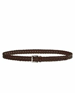 Massimo Dutti Braided Belt - Brown