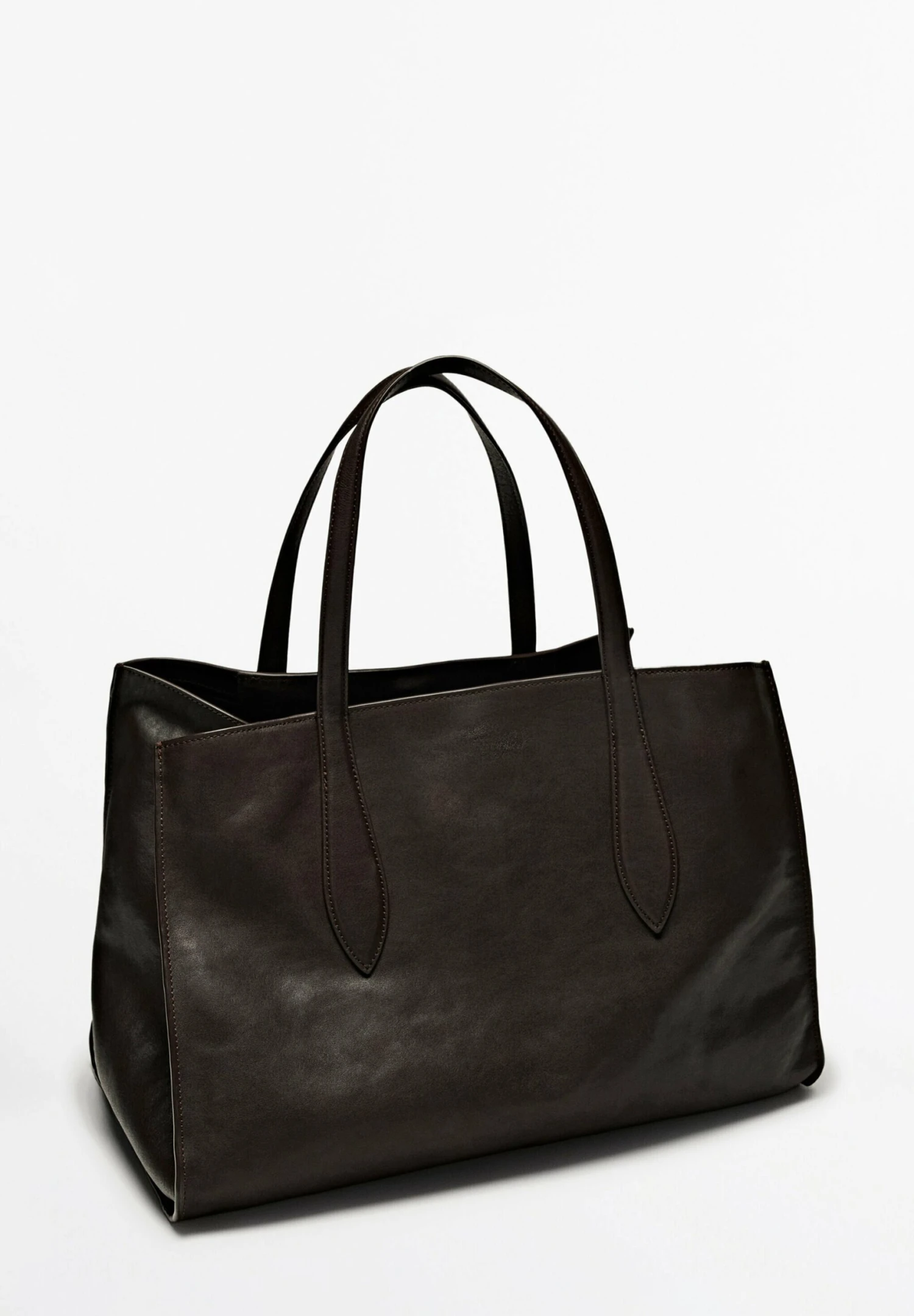 Massimo Dutti MAXI - Handbag - Brown 7 Massimo Dutti MAXI - Handbag - Brown - Image 5