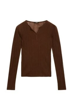 Massimo Dutti LONG SLEEVE RIBBED - Top - Bordeaux 10 Massimo Dutti LONG SLEEVE RIBBED - Top - Bordeaux -Massimo Dutti Shop 572199e76a7a421c876f0344b2bd4578