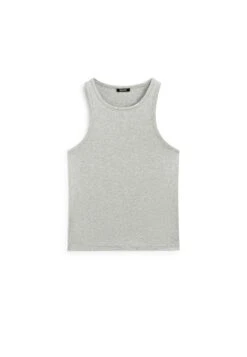 Massimo Dutti ROUND NECK WITH SHIMMERY DETAIL - Top - Silver-coloured -Massimo Dutti Shop 572214ce757840abba9c5ac35bdc36d8