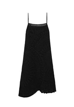 Massimo Dutti CROCHET MIDI - Day Dress - Black -Massimo Dutti Shop 575cb02b194045539cc5c576ff5c60e1