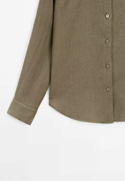 Massimo Dutti LIGHTWEIGHT FLOWING - Button-down Blouse - KHAKI -Massimo Dutti Shop 579768df5dc342cb8bc5618b8018d489