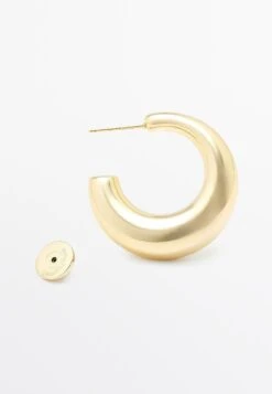 Massimo Dutti HOOP - Earrings - Gold-coloured -Massimo Dutti Shop 57acddc68c8a4a2991ced25235b735f8