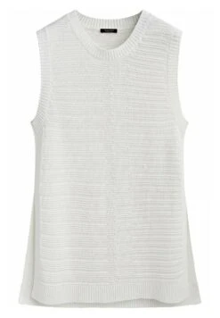 Massimo Dutti Textured With Vents - Top - White -Massimo Dutti Shop 57cee62938d8431f937e4583849fbe21