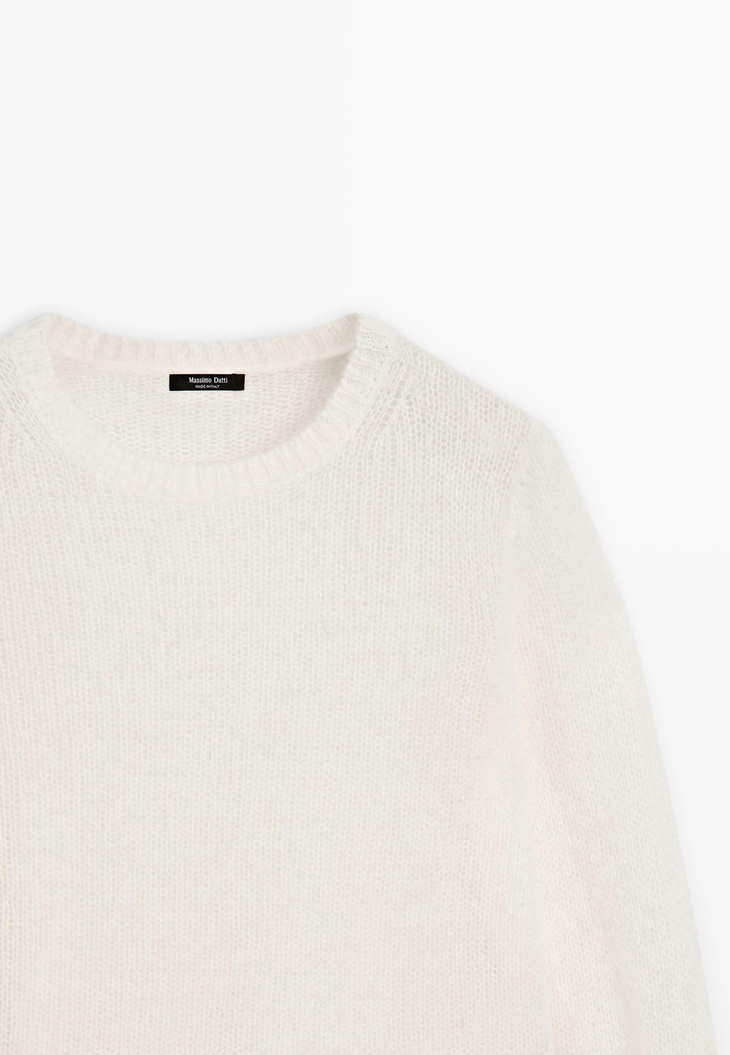 Massimo Dutti CREW NECK - Jumper - Beige 10 Massimo Dutti CREW NECK - Jumper - Beige - Image 8