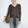 Massimo Dutti WITH MULTIWAY SLEEVES - Jumper - Dark Brown -Massimo Dutti Shop 584e61fd4b504266862ce1b01eaa9941
