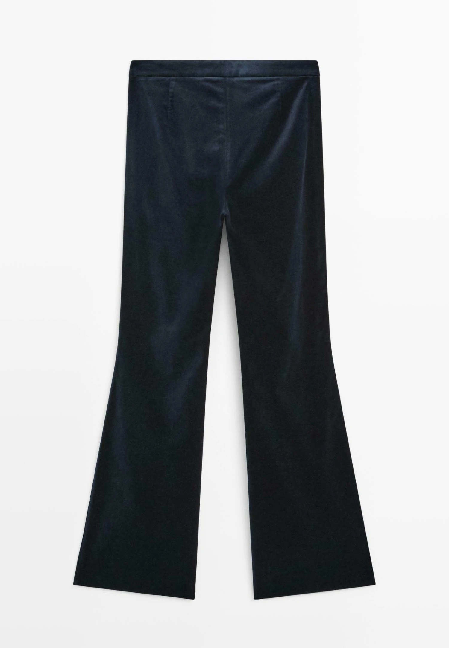 Massimo Dutti SKINNY FLARE FIT VELVET - Trousers - Dark Blue 9 Massimo Dutti SKINNY FLARE FIT VELVET - Trousers - Dark Blue - Image 7