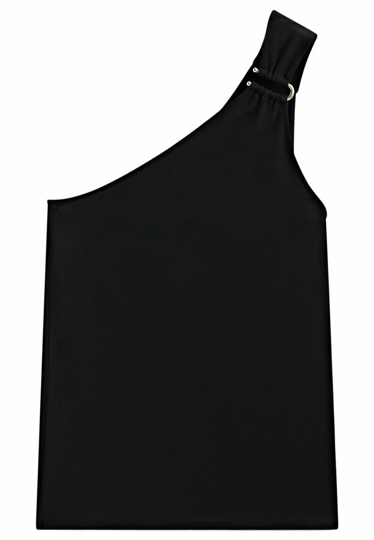 Massimo Dutti AsymmetricWith Piece Detail- Top - Black 4 Massimo Dutti AsymmetricWith Piece Detail- Top - Black - Image 2
