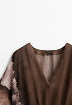 Massimo Dutti Ramie With Tie-Dye Detail - Day Dress -Massimo Dutti Shop 591008f84a3e4c2e8c959aa063ff2f70