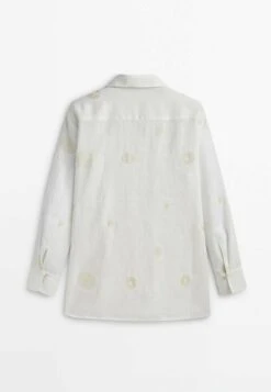 Massimo Dutti With Embroidery- Button-Down Blouse - White 14 Massimo Dutti With Embroidery- Button-Down Blouse - White -Massimo Dutti Shop 5949b3913ba1402a8dabc0aa10015fc0