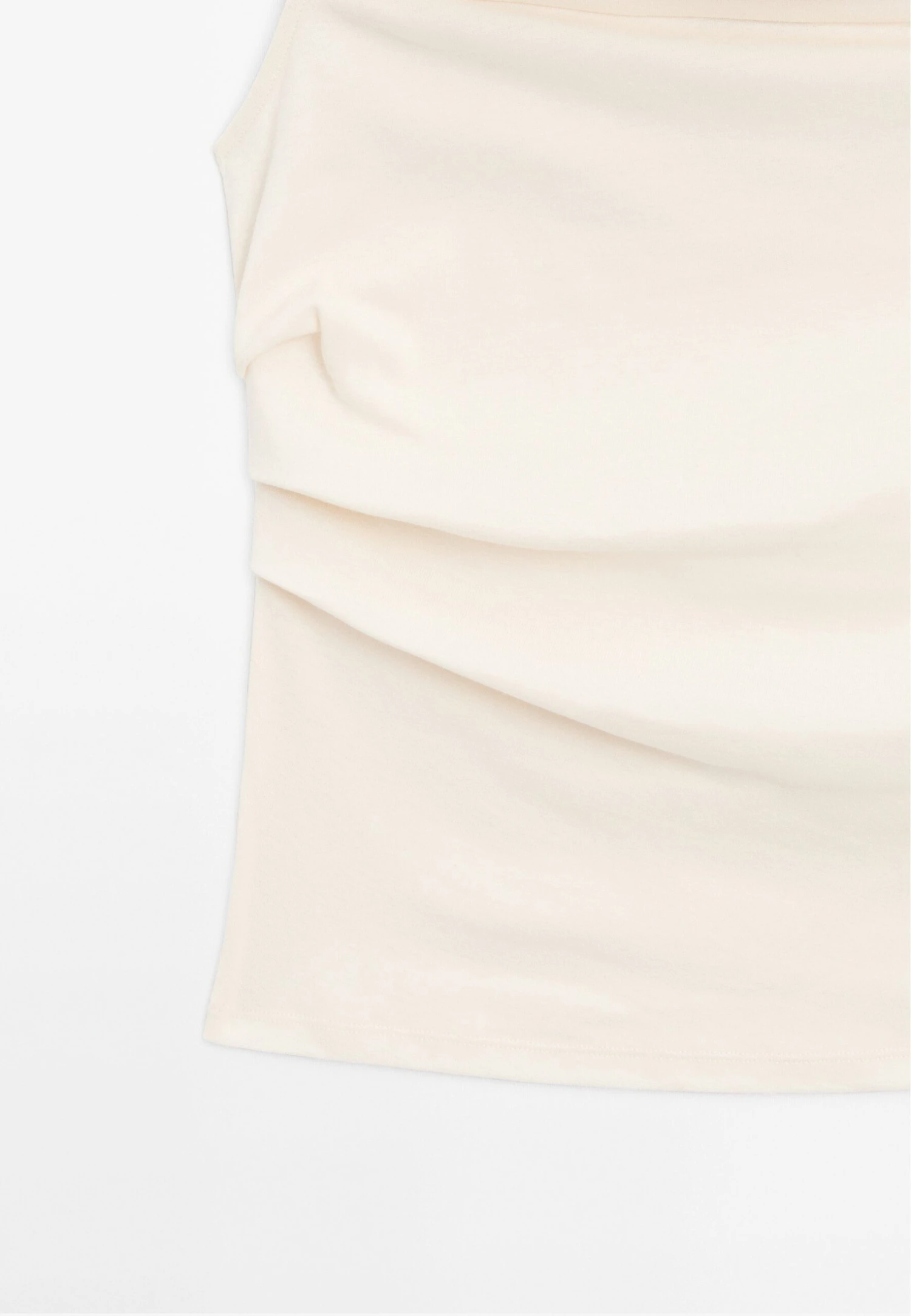 Massimo Dutti DRAPED STRAPLESS NECKLINE - Top - White 11 Massimo Dutti DRAPED STRAPLESS NECKLINE - Top - White - Image 9