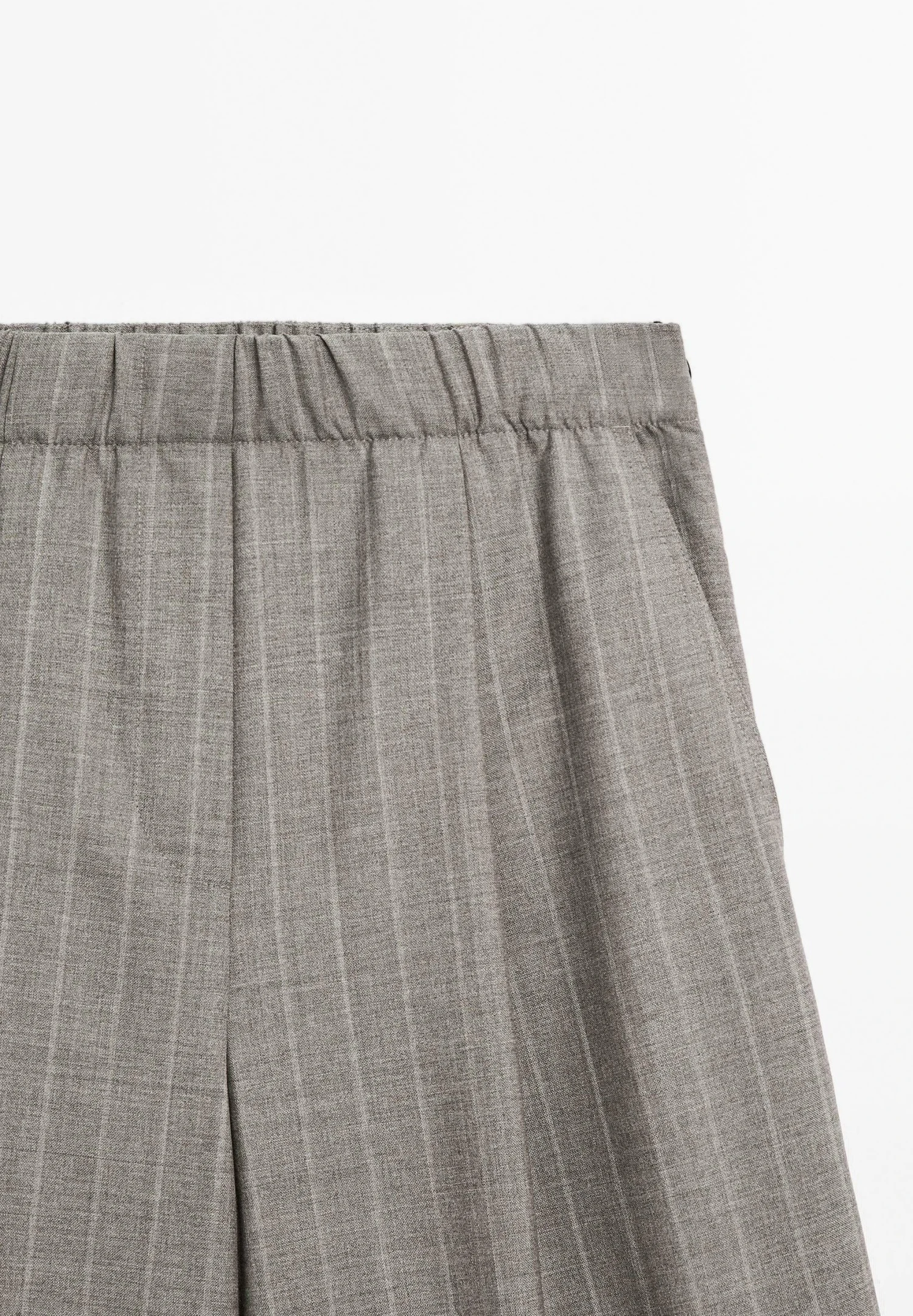 Massimo Dutti PINSTRIPE - Trousers - Brown 9 Massimo Dutti PINSTRIPE - Trousers - Brown - Image 7