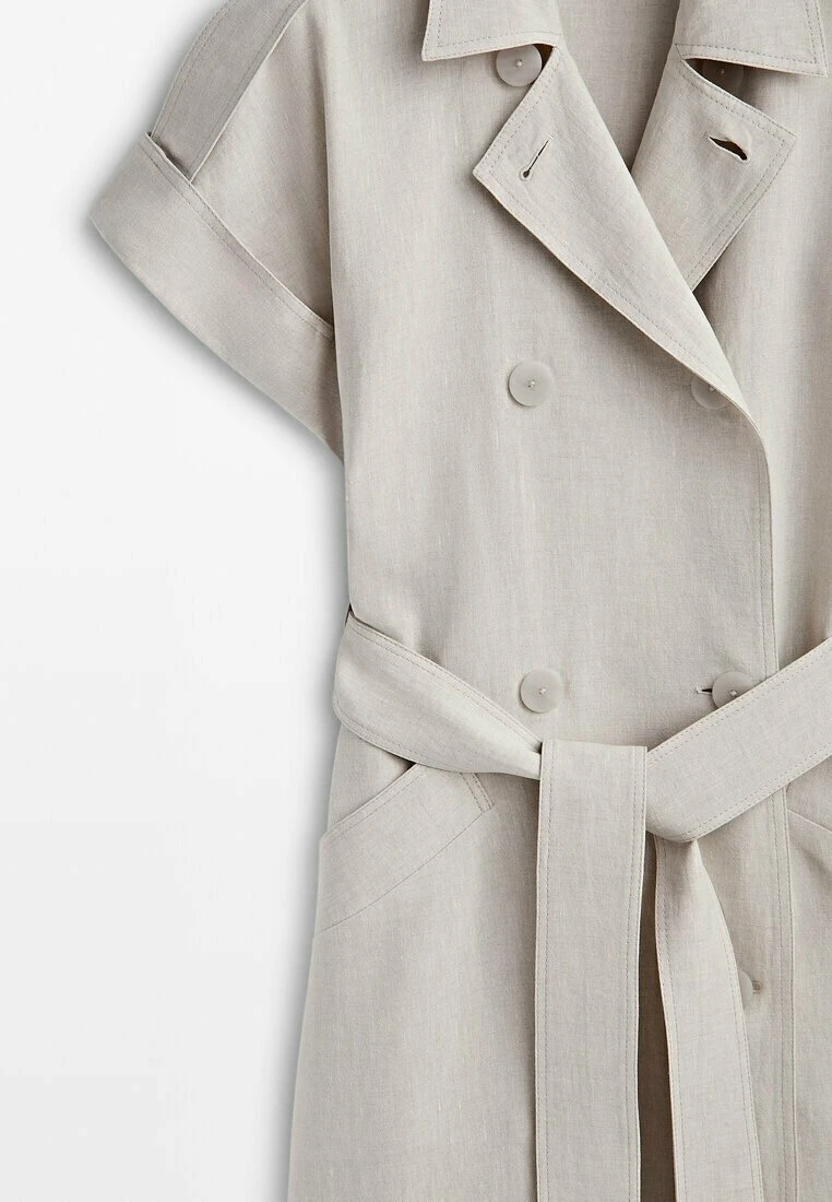 Massimo Dutti Trench Coat With Belt - Shirt Dress 11 Massimo Dutti Trench Coat With Belt - Shirt Dress - Image 9