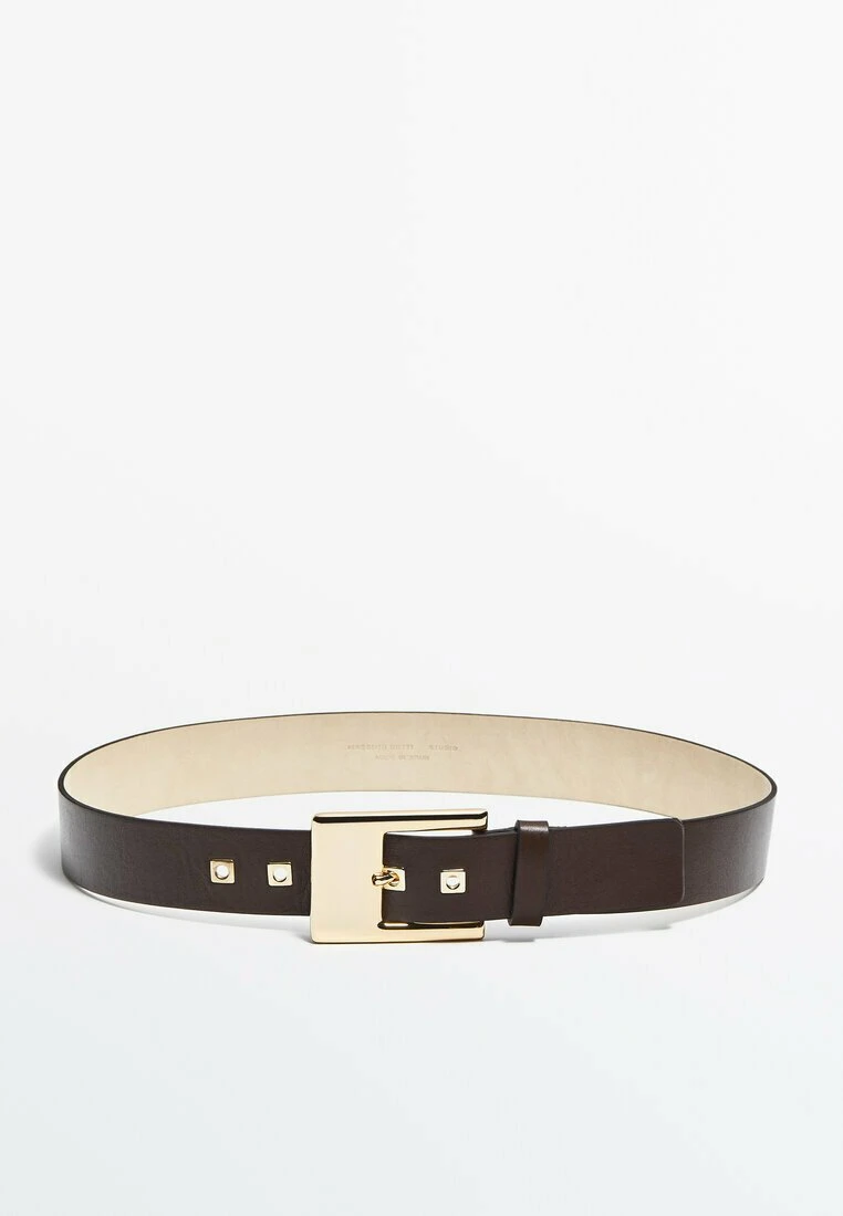 Massimo Dutti Studio With Eyelets - Belt - Brown 5 Massimo Dutti Studio With Eyelets - Belt - Brown - Image 3