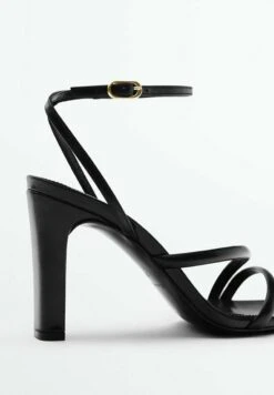Massimo Dutti With Ankle Strap - Sandals - Black -Massimo Dutti Shop 5a2ed07fbe4642f8a5ebd4bff9affae0
