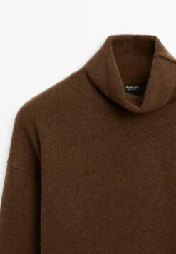 Massimo Dutti TURTLENECK - Jumper - Dark Brown -Massimo Dutti Shop 5a41f0d1b42f457e981f25a0946ea38d