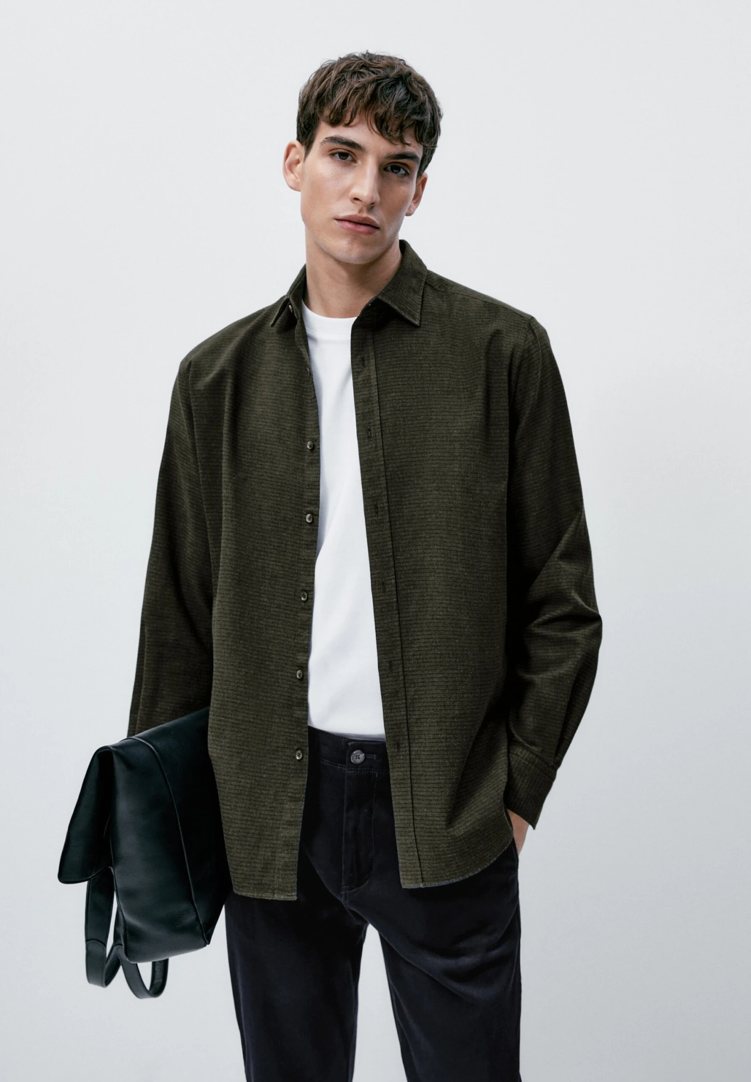 Massimo Dutti Regular Fit Check - Shirt - Dark Green 3 Massimo Dutti Regular Fit Check - Shirt - Dark Green