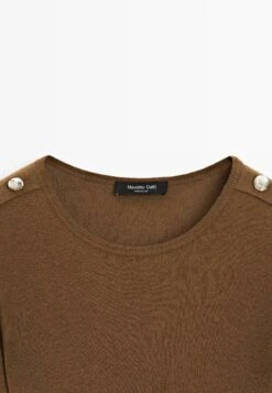 Massimo Dutti KNITWITH SHOULDER DETAIL - Jumper - Brown 20 Massimo Dutti KNITWITH SHOULDER DETAIL - Jumper - Brown -Massimo Dutti Shop 5aa0fd506baa4836bb4d8e8b7cb8ce58