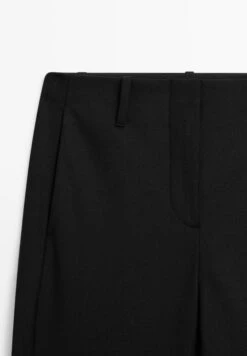 Massimo Dutti FLARE FIT - Trousers - Black -Massimo Dutti Shop 5aa8b0e0b359484a8fa5fa045783da75