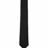 Massimo Dutti BLEND TWILL - Tie - Black