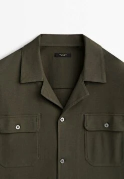 Massimo Dutti Micro- Short Sleeve With Pockets- Shirt - Khaki 12 Massimo Dutti Micro- Short Sleeve With Pockets- Shirt - Khaki -Massimo Dutti Shop 5ae1d649a6c54992926ab229c5c630ab