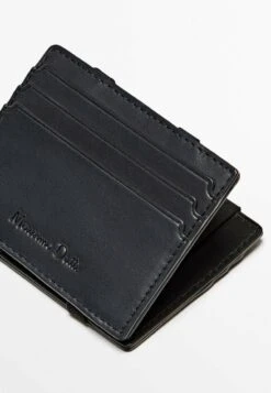 Massimo Dutti Wallet - Blue/Black Denim -Massimo Dutti Shop 5ae3706f24ea480488ab211efcf1ee89