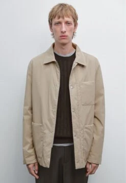 Massimo Dutti WATER-REPELLENT TECHNICAL - Light Jacket - Light Brown