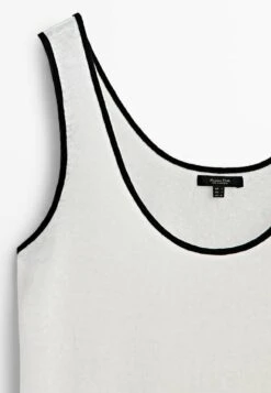 Massimo Dutti With Contrast Straps - Top -Massimo Dutti Shop 5b84ed582e22438f8851534b1359ba06