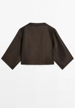 Massimo Dutti CROSSOVER KIMONO - Summer Jacket - Dark Purple 15 Massimo Dutti CROSSOVER KIMONO - Summer Jacket - Dark Purple -Massimo Dutti Shop 5bb52a44928e406e8556d8e25482b8e9