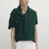 Massimo Dutti Smocked - Polo Shirt - Mottled Green 2 Massimo Dutti Smocked - Polo Shirt - Mottled Green -Massimo Dutti Shop 5bc9d5eaeb2e455e8d65f4817c62bf25