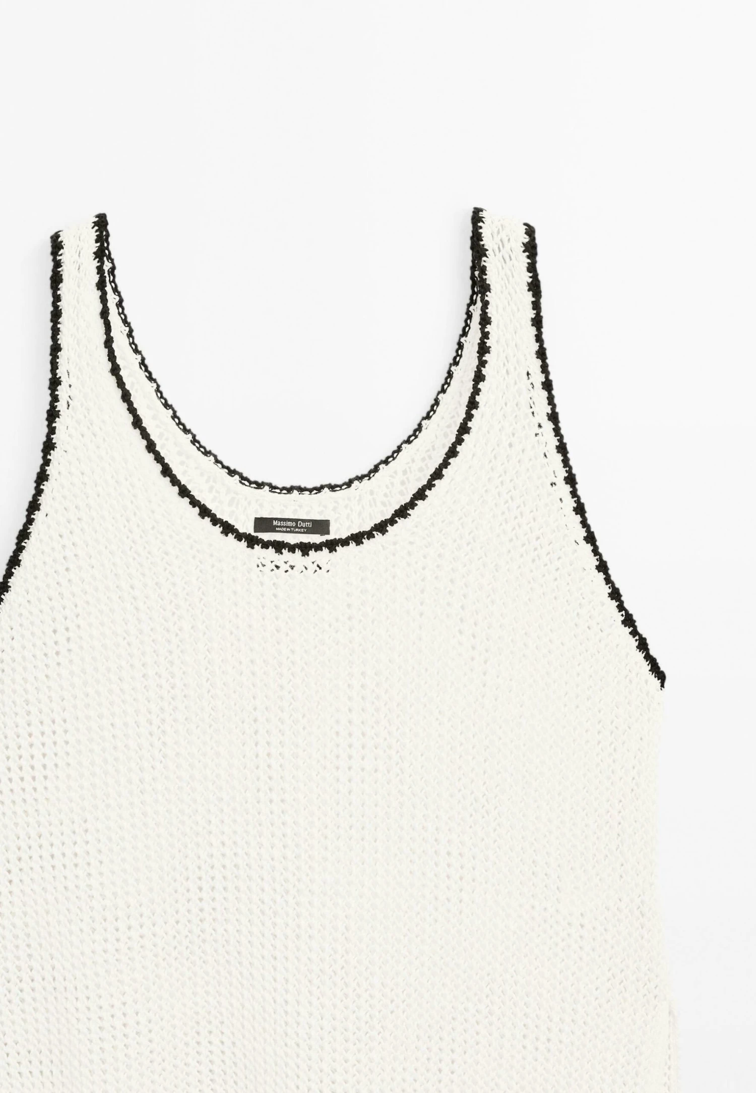 Massimo Dutti STRAPPY CROCHET - Top - WHITE 10 Massimo Dutti STRAPPY CROCHET - Top - WHITE - Image 8