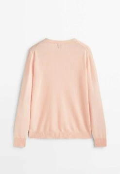 Massimo Dutti Crew Neck - Jumper - Light Pink -Massimo Dutti Shop 5c230f98e76f41cc83de307d0817047c