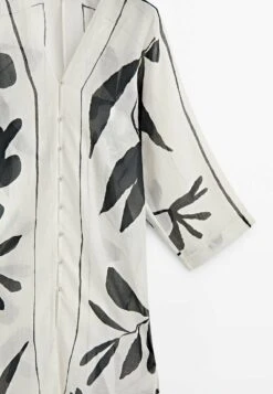 Massimo Dutti Print - Shirt Dress - White -Massimo Dutti Shop 5c39206ed43149378d1bfb4c6dbdf1a1